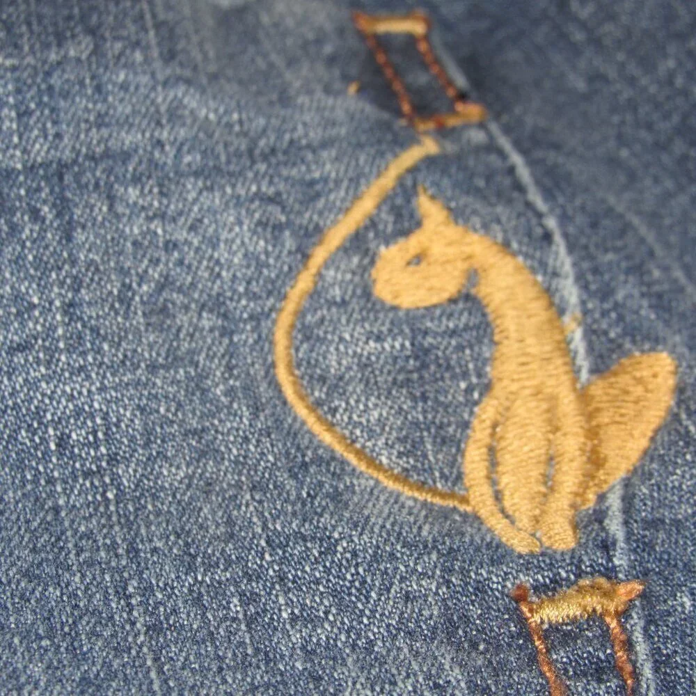 Baby PHAT FASHIONS Silver Label Medium Wash Bootcut Jeans Size 18W